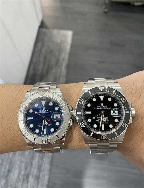 rolex submariner yacht master|yachtmaster vs submariner reddit.